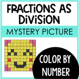 Fractions as Division Color by Number Activity