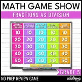 Fractions as Division Game Show | 5th Grade Math Review Te