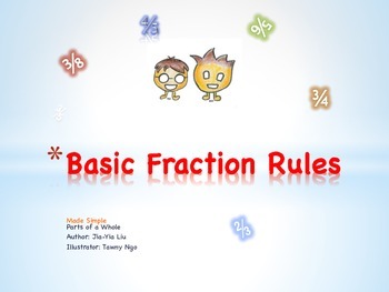 Preview of Fractions as a Part of a Whole, EBook/handout