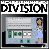 Fractions as a Representation of Division | Boom Cards | D