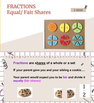 Preview of Fractions/ equal shares