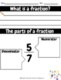 Fractions for Beginners Notes Sheets