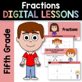 Fractions for Fifth Grade | Interactive Google Slides | Ma