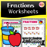 Fraction Worksheets for Grade 2