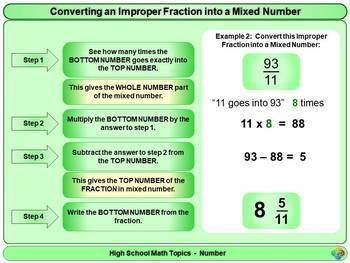 Fractions for High School Math Powerpoint by Brian's Math Topics