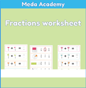 Preview of Fractions general worksheet