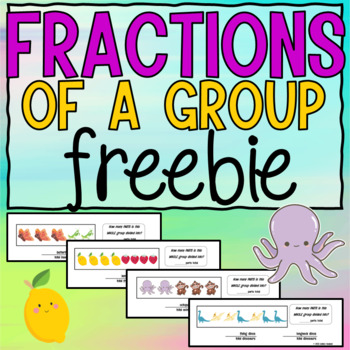 Preview of Fractions of a Group Worksheet