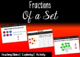 Fractions of a Set | Representing Fractions as Part of a S