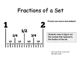 Fractions of a Set Task Cards