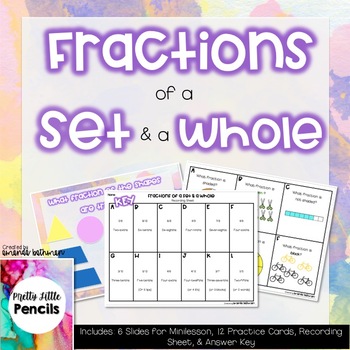 Preview of Fractions of a Set and Whole