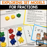 FRACTIONS Set Models or Fractions of a Group | Print and Digital