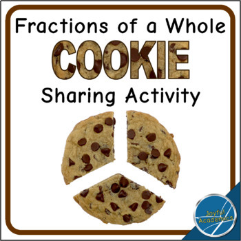 Preview of Fractions of a Whole Cookie Sharing Activity - FREE!