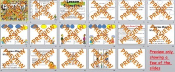 Preview of Fractions (- of an amount) FULLY PLANNED AND PREPARED FUN LESSON