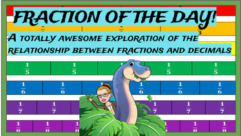 Preview of Fractions of the Day Project
