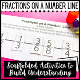 Fractions on a Number Line Activities - Hands On, No Prep Fraction Activities