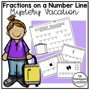 Preview of Fractions on a Number Line Task Cards: 3rd Grade Activity