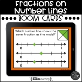 Fractions on a Number Line Boom Cards™ - Digital Task Cards
