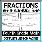 Fractions on a Number Line Lesson, Fractions Worksheet, Fr
