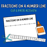 Fractions on a Number Line - Cut & Paste Engaging Math Activity
