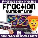 Fractions on a Number Line | Digital Board Game | Self-Che