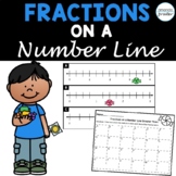 Fractions on a Number Line Greater Than 1 Task Cards