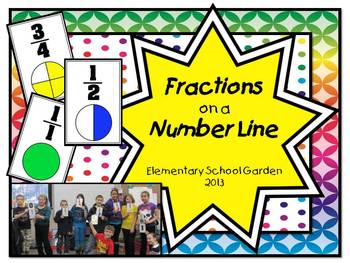 Preview of Fractions on a Number Line - Sorting Cards, Worksheet, and Game