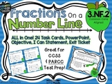 Fractions on a Number Line Test Prep and Common Core Instr