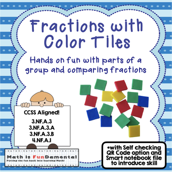 Fractions with Color Tiles - 4.NF.1 Equivalent Fractions Using Visual