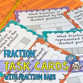Fraction Task Cards with Fraction Bars