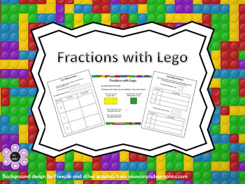 Preview of Fractions with Lego