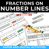Fractions on a Number Line Games and Activities