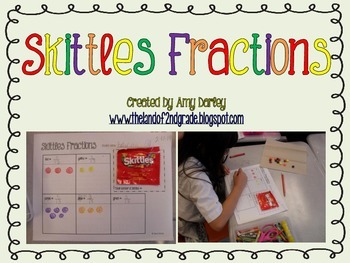 Fractions with Skittles by The Land of 2nd Grade | TpT