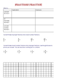 Fractions worksheet