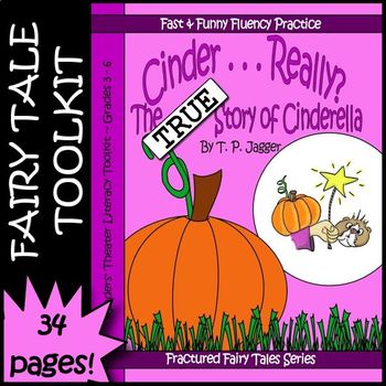 Preview of Fractured Fairy Tale Cinderella Readers' Theater Script & More-Grades 3, 4, 5, 6