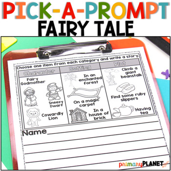 Preview of Fractured Fairy Tales Picture Writing Prompts - Writing Prompts Picture Choices