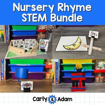Preview of Mother Goose Nursery Rhyme STEM Activities Bundle
