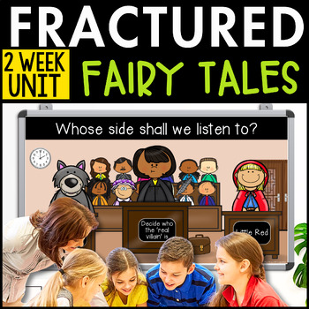 Preview of Fractured Fairy Tale Unit - Writing Fractured Fairy Tales