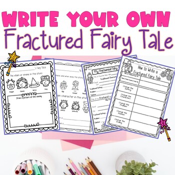 Preview of Fractured Fairy Tale Writing