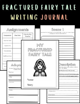 Preview of Fractured Fairy Tale Writing Journal