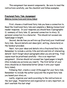 fractured fairy tale scripts