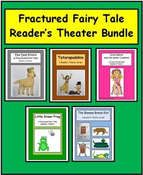 Preview of Fractured Fairy Tales Reader's Theater Bundle # 2
