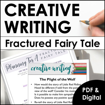 Preview of Fractured Fairy Tales - a Creative Writing Assignment W/ 3 Days of Lesson Plans