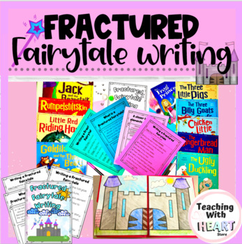 Preview of Fractured Fairytale Writing Guide | Printable and Digital