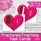 Fractured Fractions Task Cards- Identifying Parts of a Whole