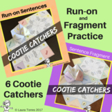 Fragments and Run-on Sentences Cootie Catchers