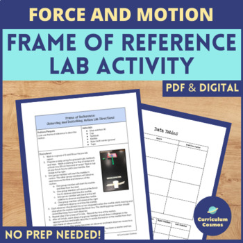 Preview of Frame of Reference Observing Motion Lab Activity