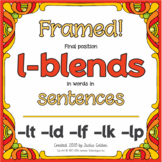 Framed! Final Position L-Blends in Words in Sentences