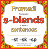 Framed! Final Position S-Blends in Words in Sentences