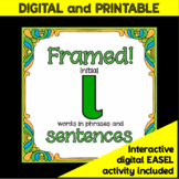 Framed! Initial /l/ Words in Sentences