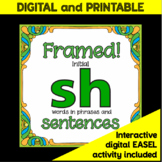 Framed! Initial /sh/ Words in Sentences